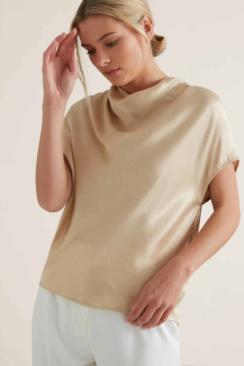 Funnel Neck Top  