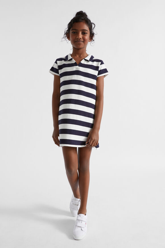 Core Rugby Dress  Midnight Stripe  hi-res