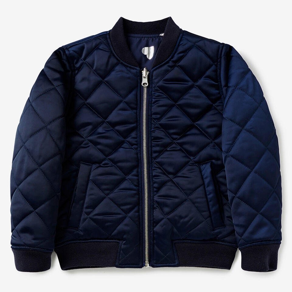 Reversible Quilted Bomber  