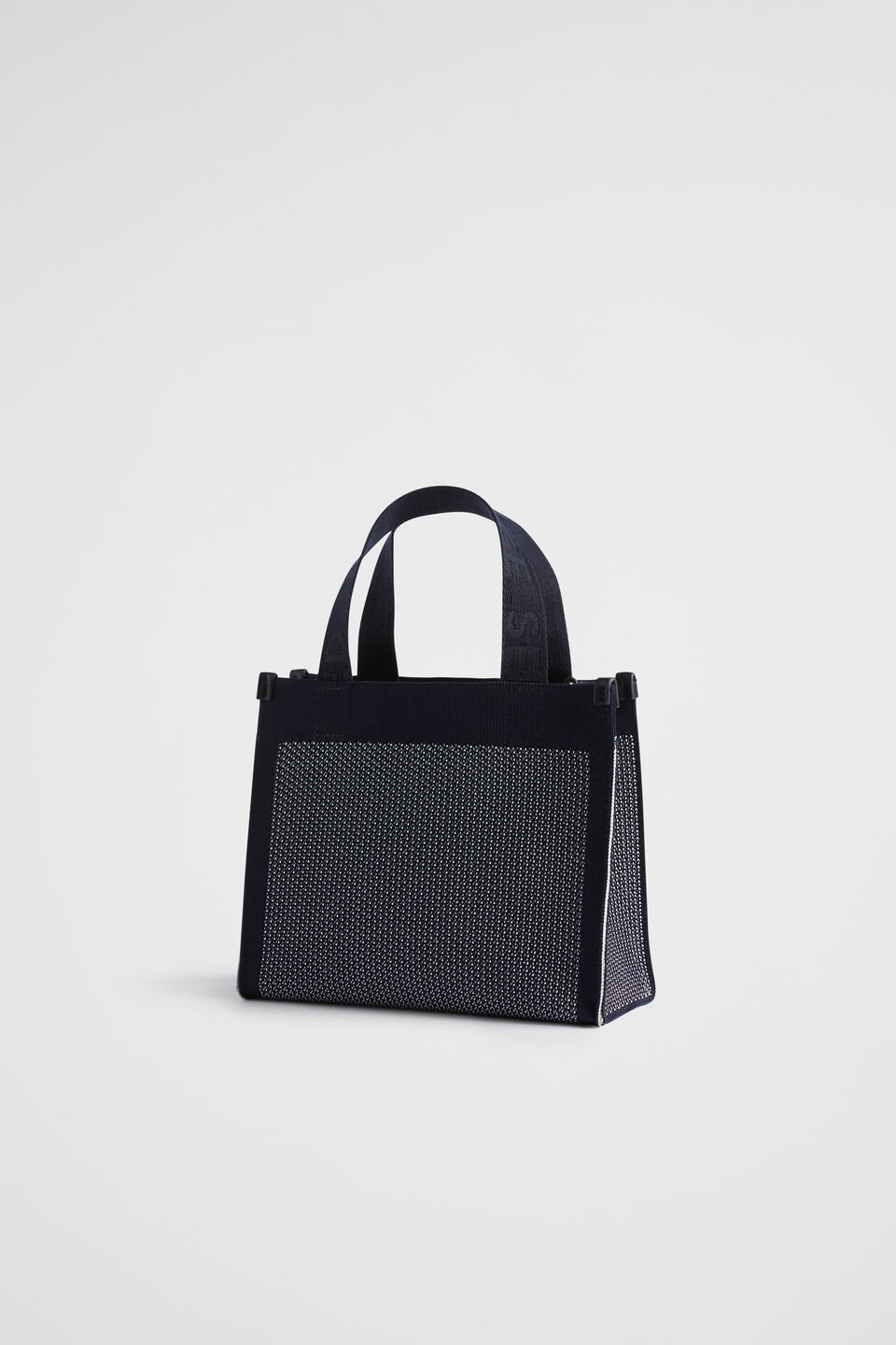 Knitted Micro Tote  Midnight Sky