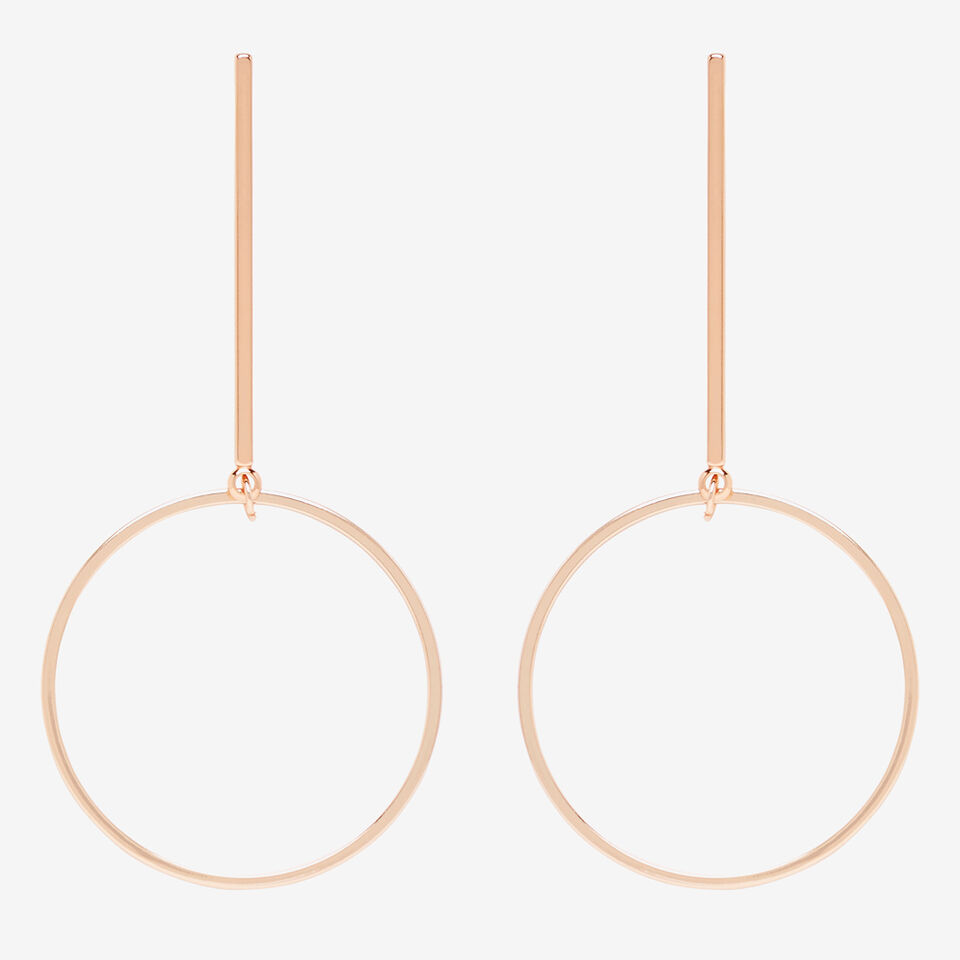 Circle Drop Earrings  