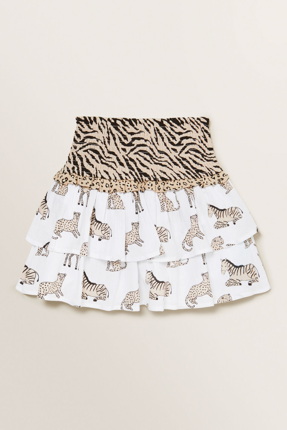 Spliced Animal Skirt  