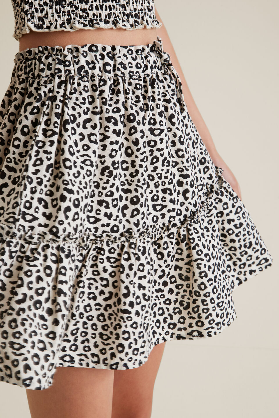 Ocelot Tiered Skirt  