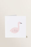Small Swan Card  Multi  hi-res