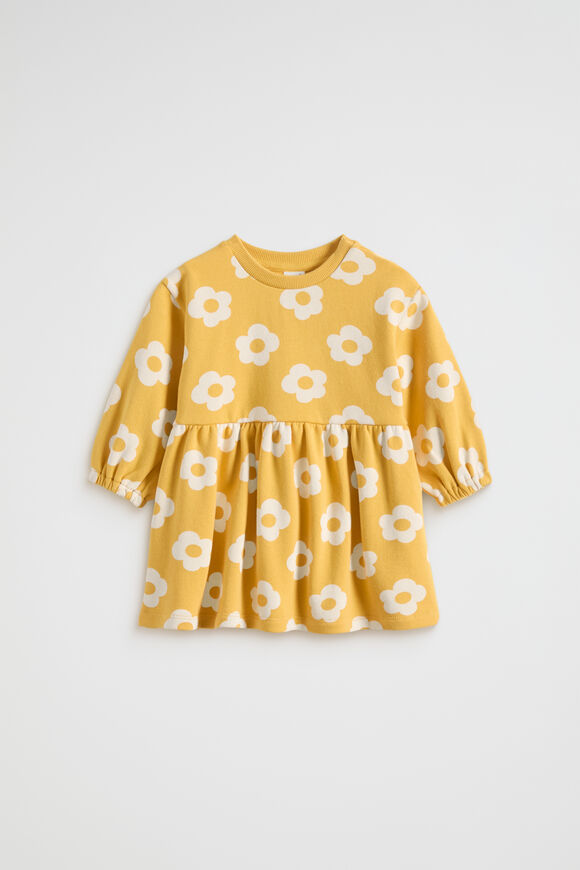 Floral Sweater Dress  Honeycomb  hi-res