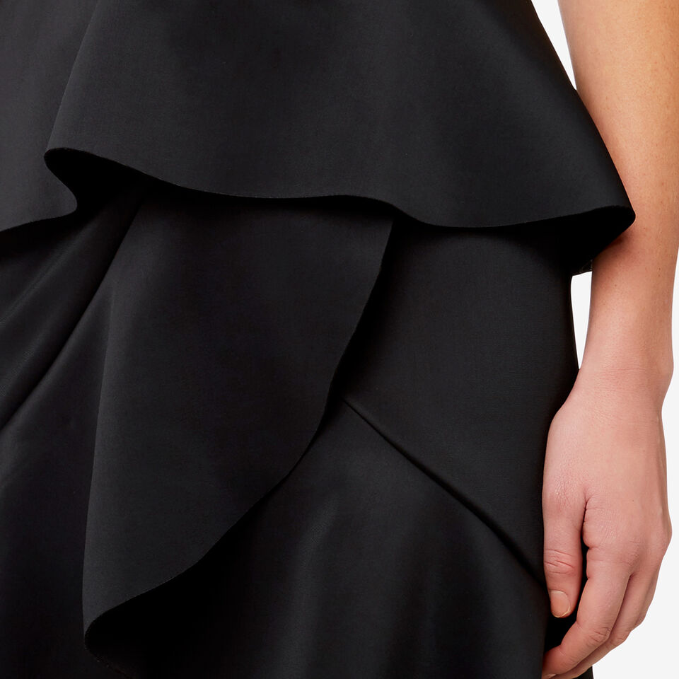 Wrap Front Frill Skirt  