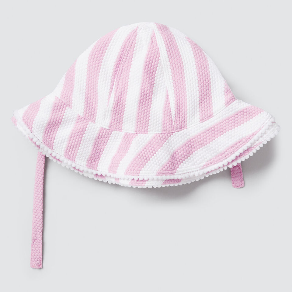 Stripe Swim Hat  