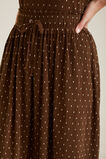 Micro Pleat Spot Skirt    hi-res