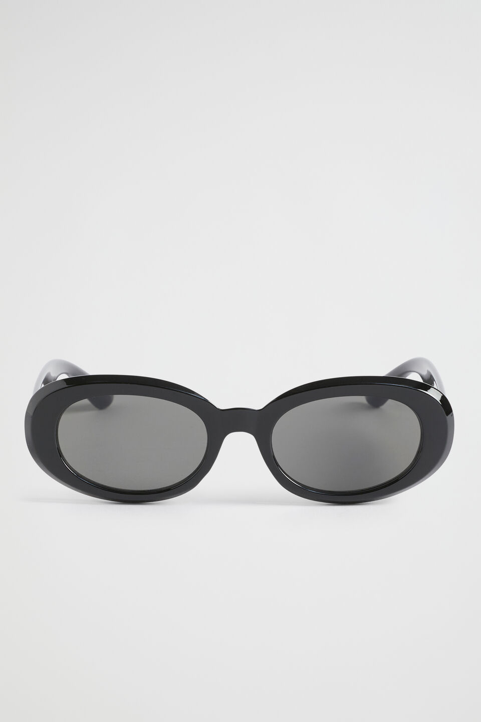 Goldie Oval Sunglasses  Black