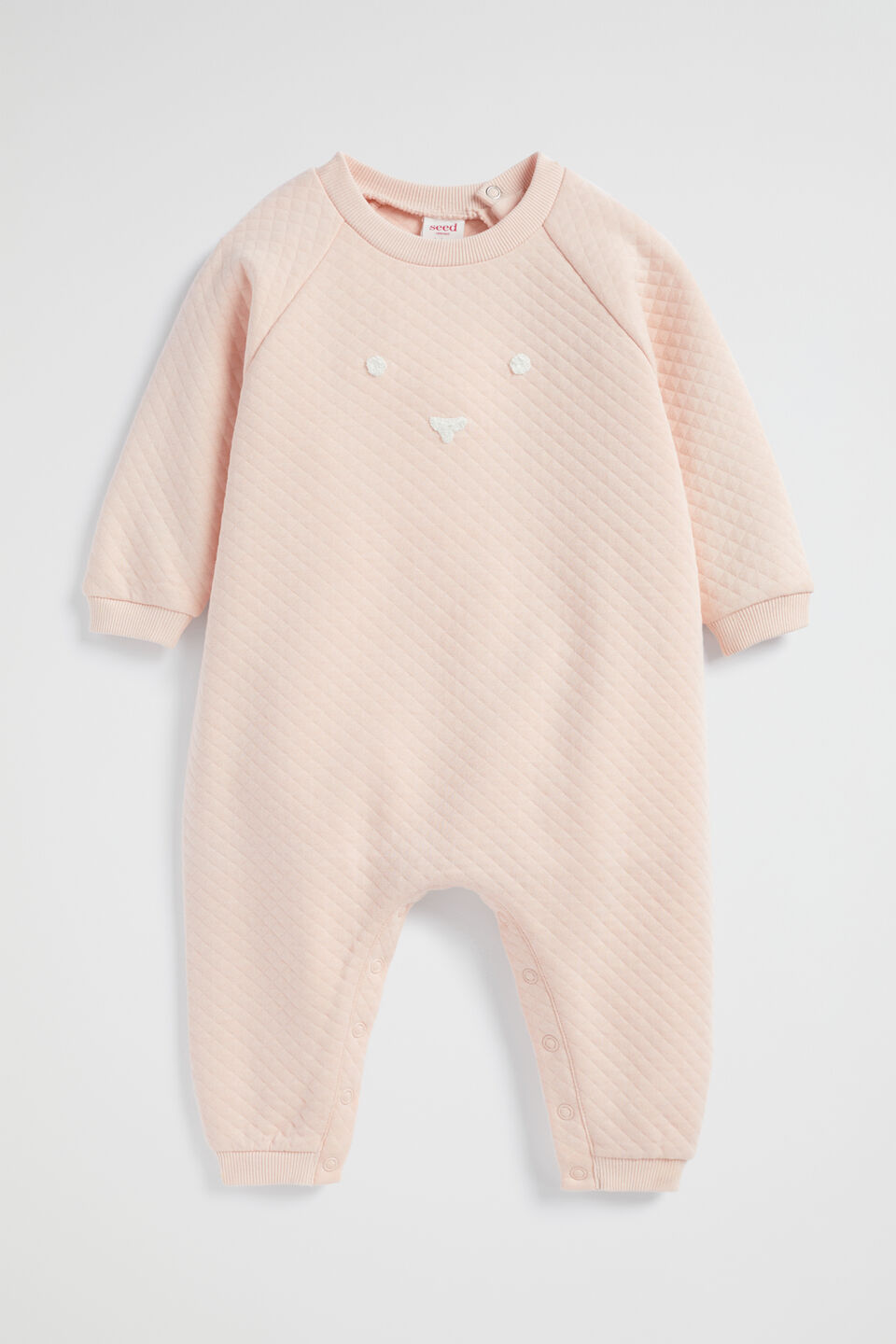Quilted Bunny Jumpsuit  Rosewater