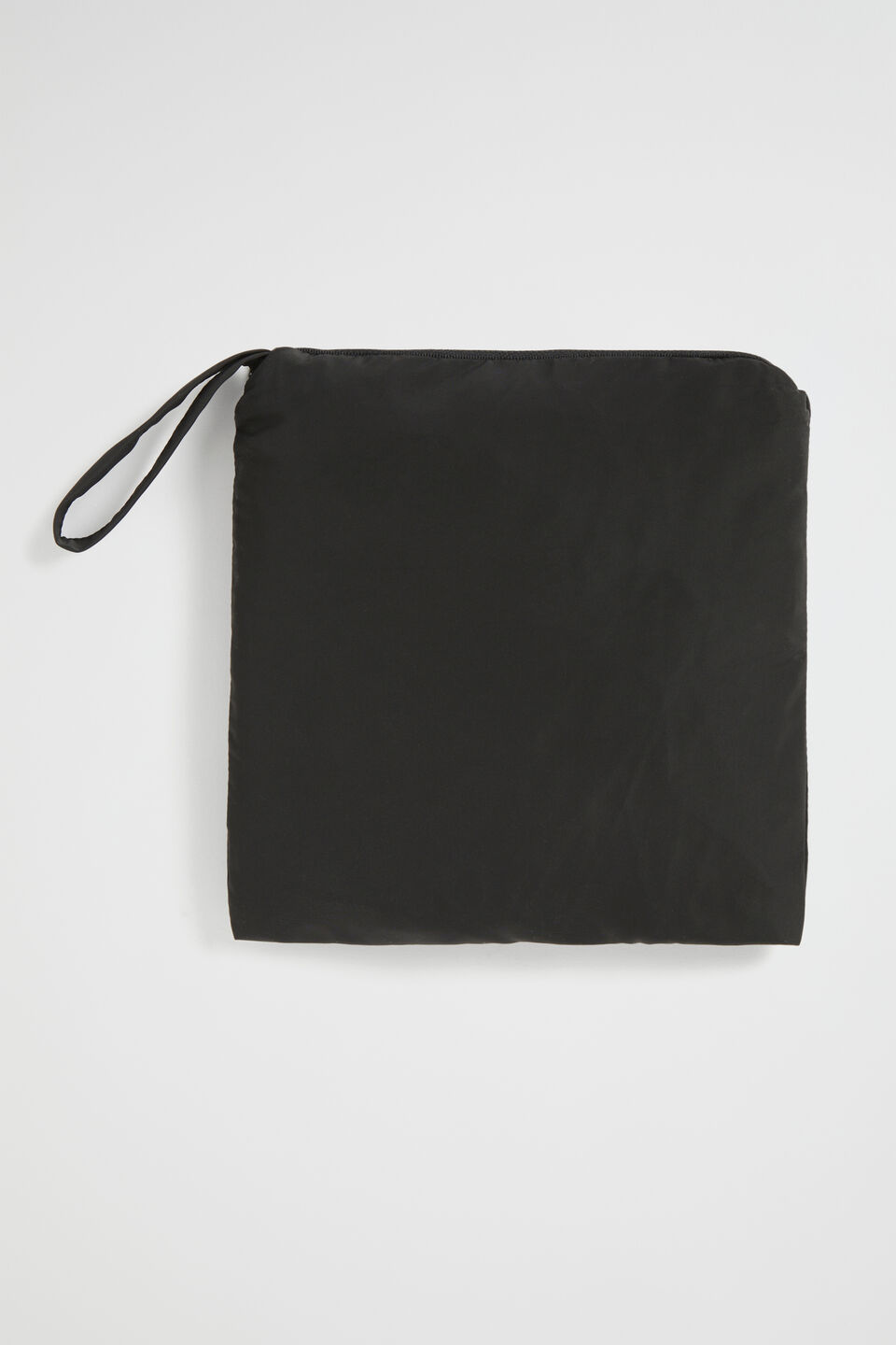 Packable Rain Poncho  Black