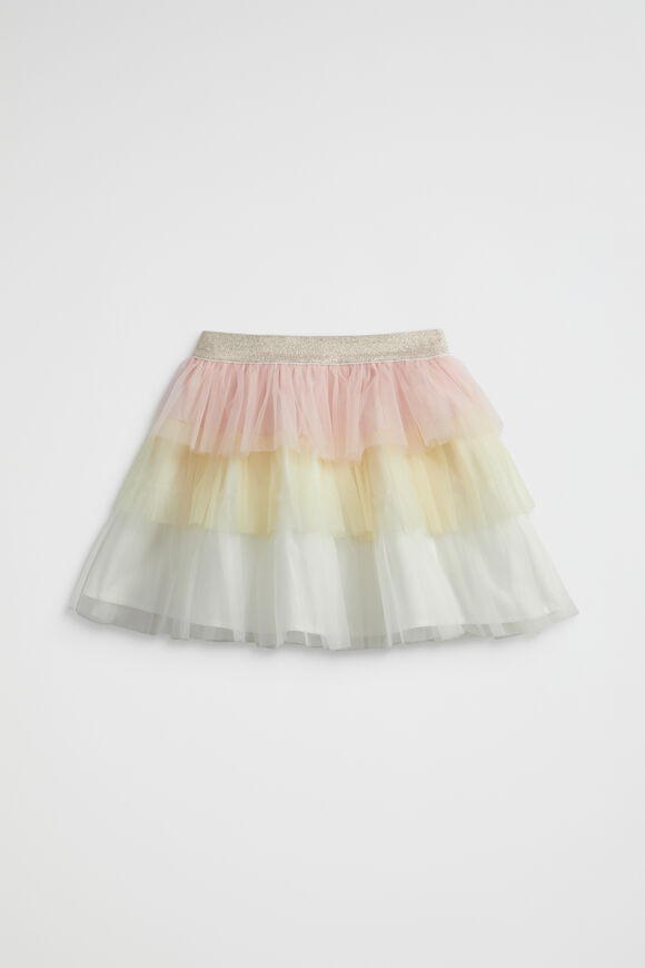 Tiered Tulle Skirt  Multi  hi-res