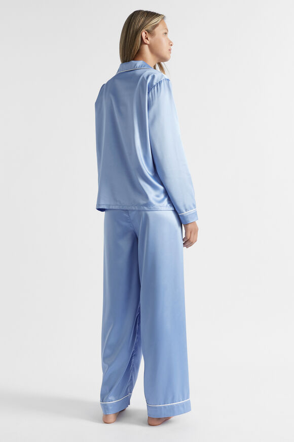 Satin Pyjama  Silk Blue  hi-res