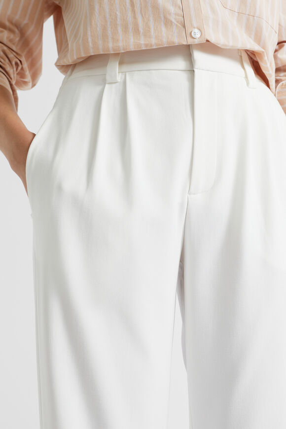 Pleat Front Pant  Cloud Cream  hi-res