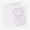 Owl Card    hi-res
