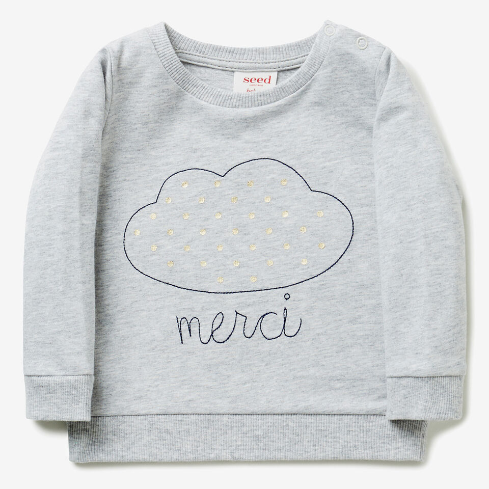 Embroidered Cloud Windcheater  