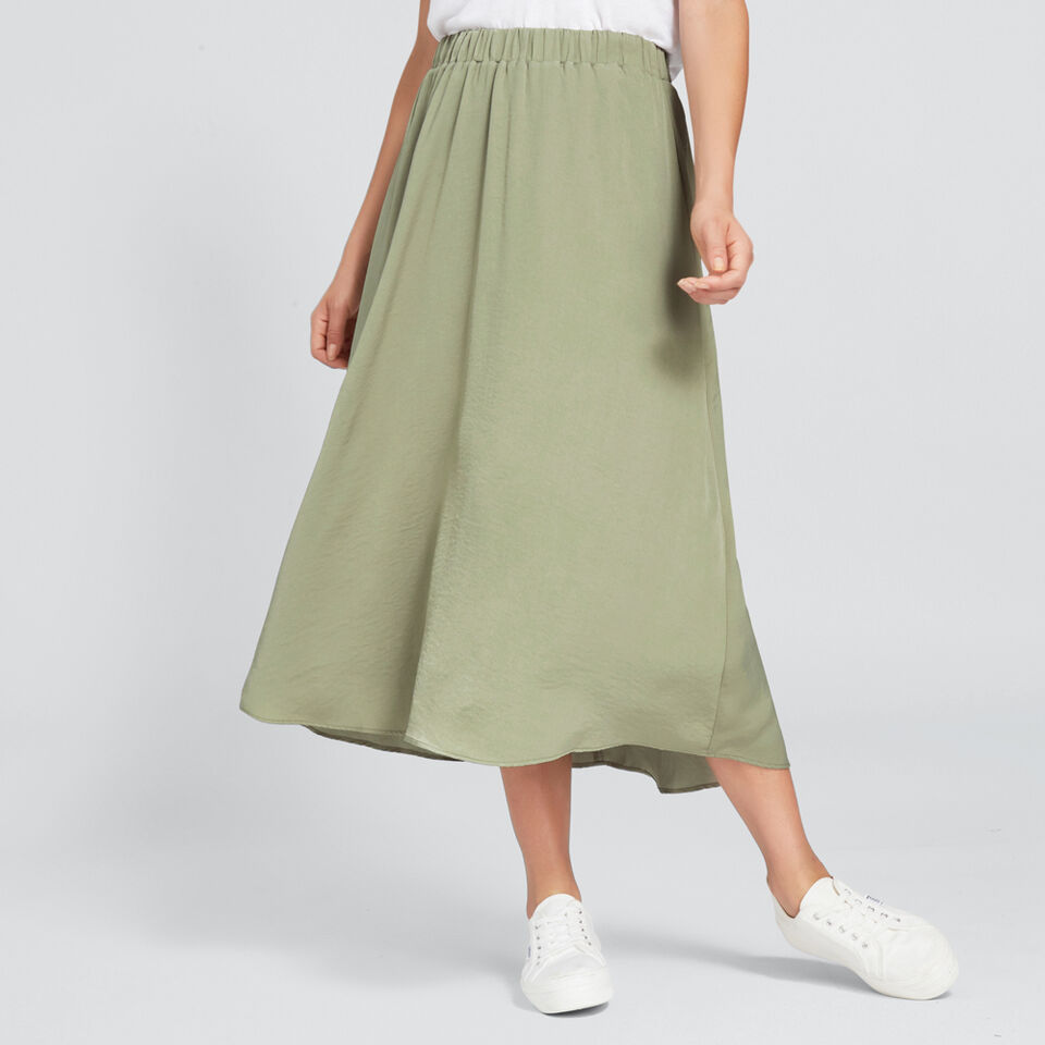 Flowing Midi Skirt  