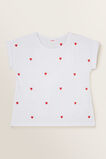Heart Embroidered Tee  1  hi-res