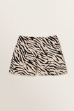 Zebra Pleat Shorts    hi-res