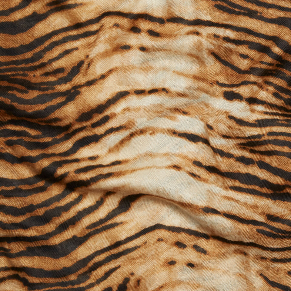 Tiger Print Scarf  