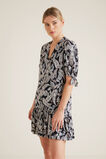 Paisley V-Neck Dress    hi-res