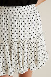 Crinkle Spot Mini Skirt    hi-res