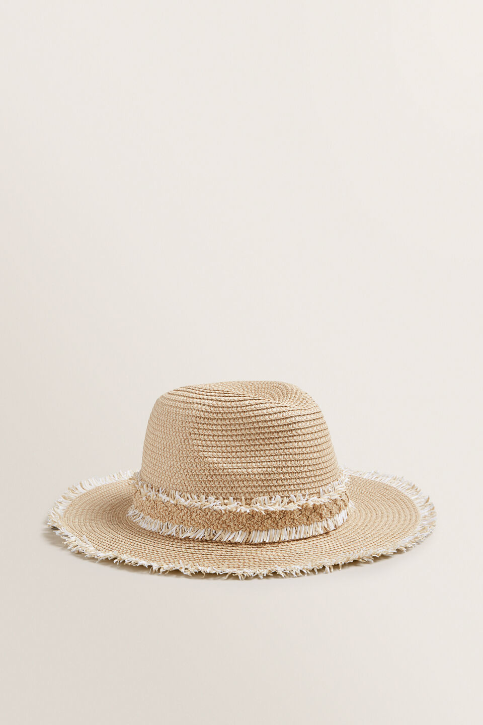 Fray Trim Fedora  