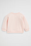 Embroidered Flower Sweat  Dusty Rose  hi-res