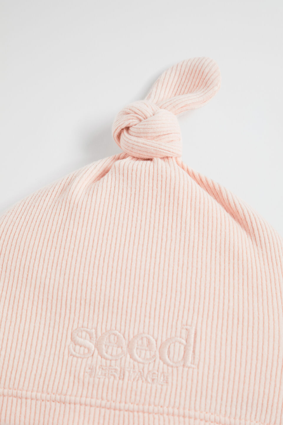 Core Logo Knot Hat  Rosewater