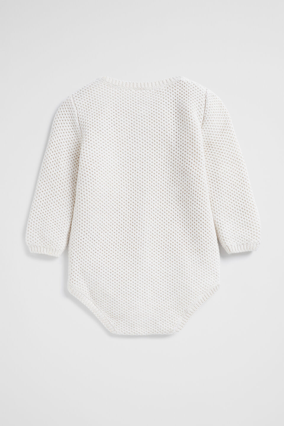 Textured Knit Romper  Snow Marle