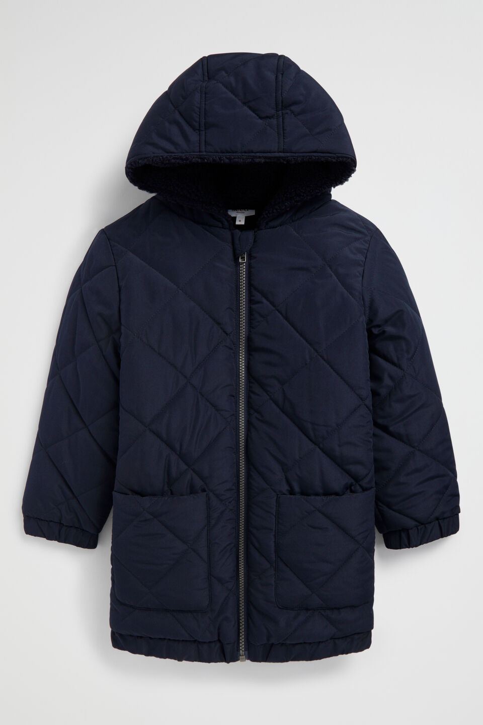 Quilted Anorak  Midnight Blue