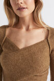 Cosy Knit Crop  Deep Brass Marle  hi-res