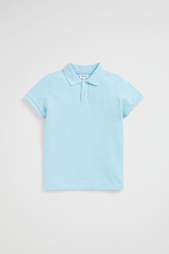 Core Polo Tee  Ocean Blue  hi-res