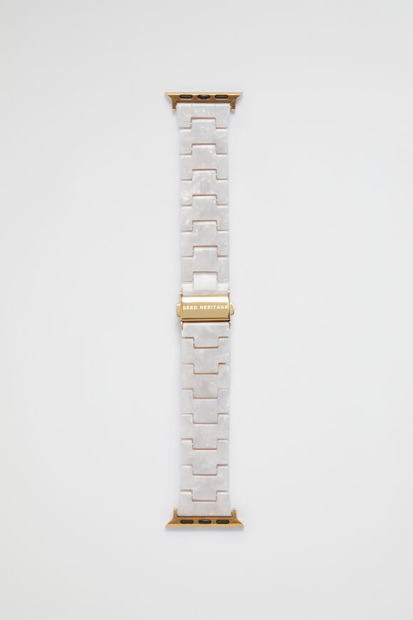 Resin Smart Watch Band  Ivory  hi-res