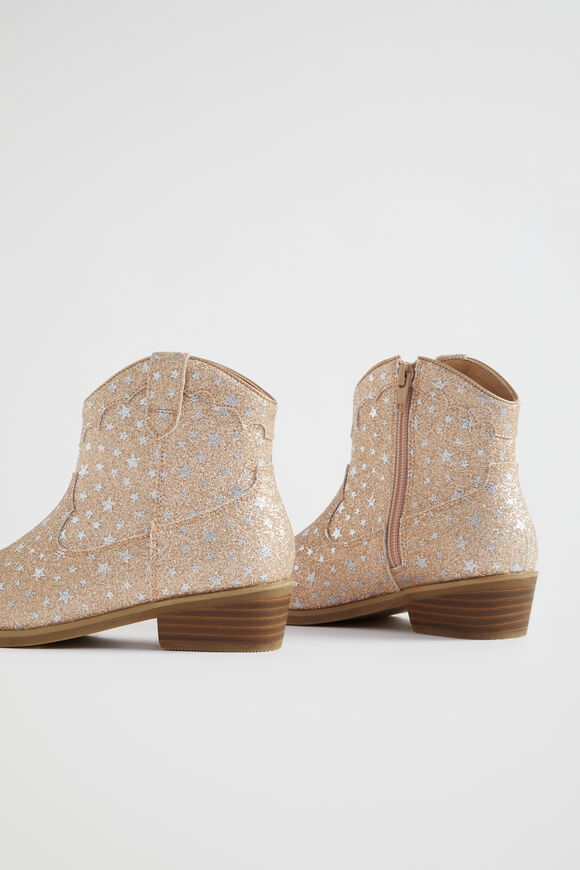 Starburst Cowboy Boot  Rose Gold  hi-res