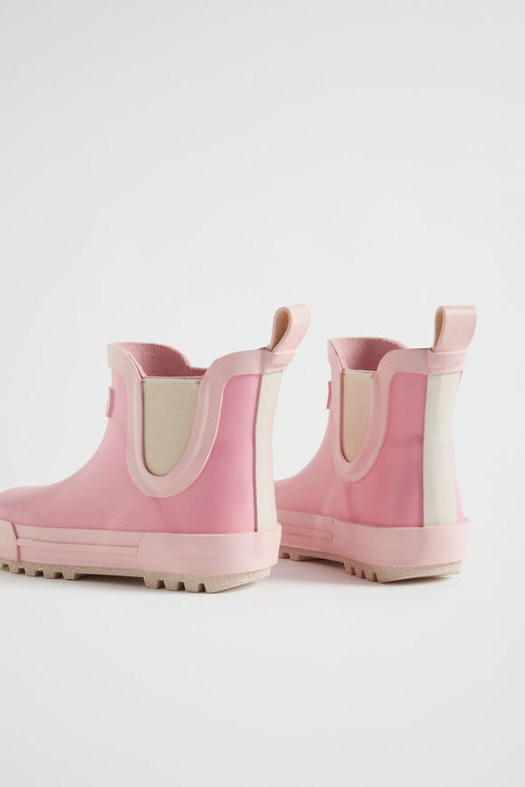 Colourblock Short Gumboot  Candy Pink  hi-res