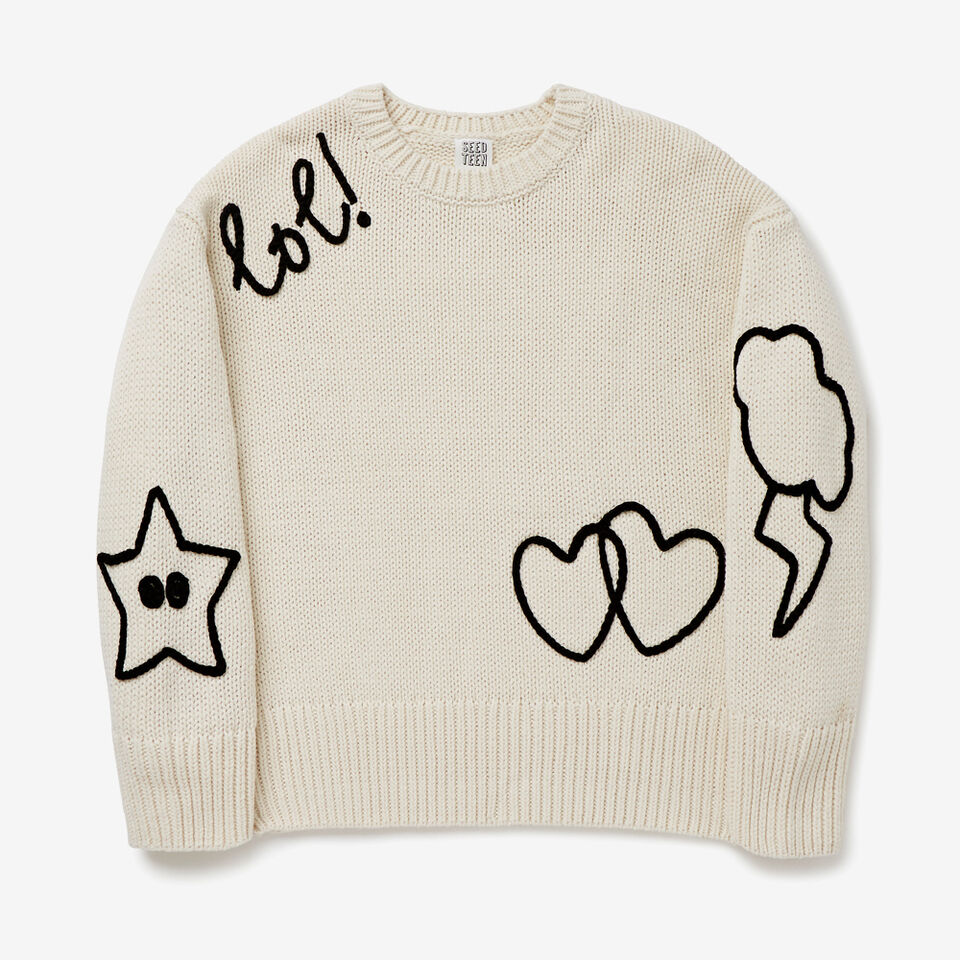 Emoji Chunky Knit  