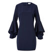 Flare Sleeve Dress    hi-res