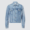 Distressed Denim Jacket    hi-res