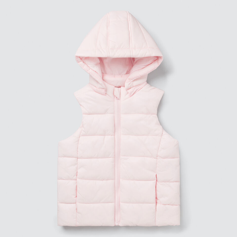 Hooded Puffa Vest  