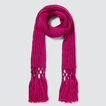 Tassel Knit Scarf    hi-res