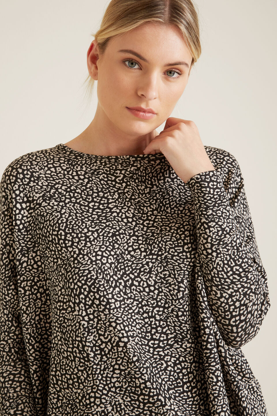 Ocelot Asymmetric Sweater  