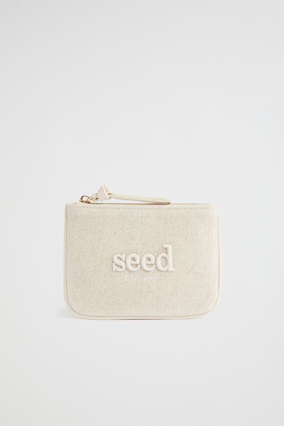 Seed Mini Pouch  Stone Natural  hi-res