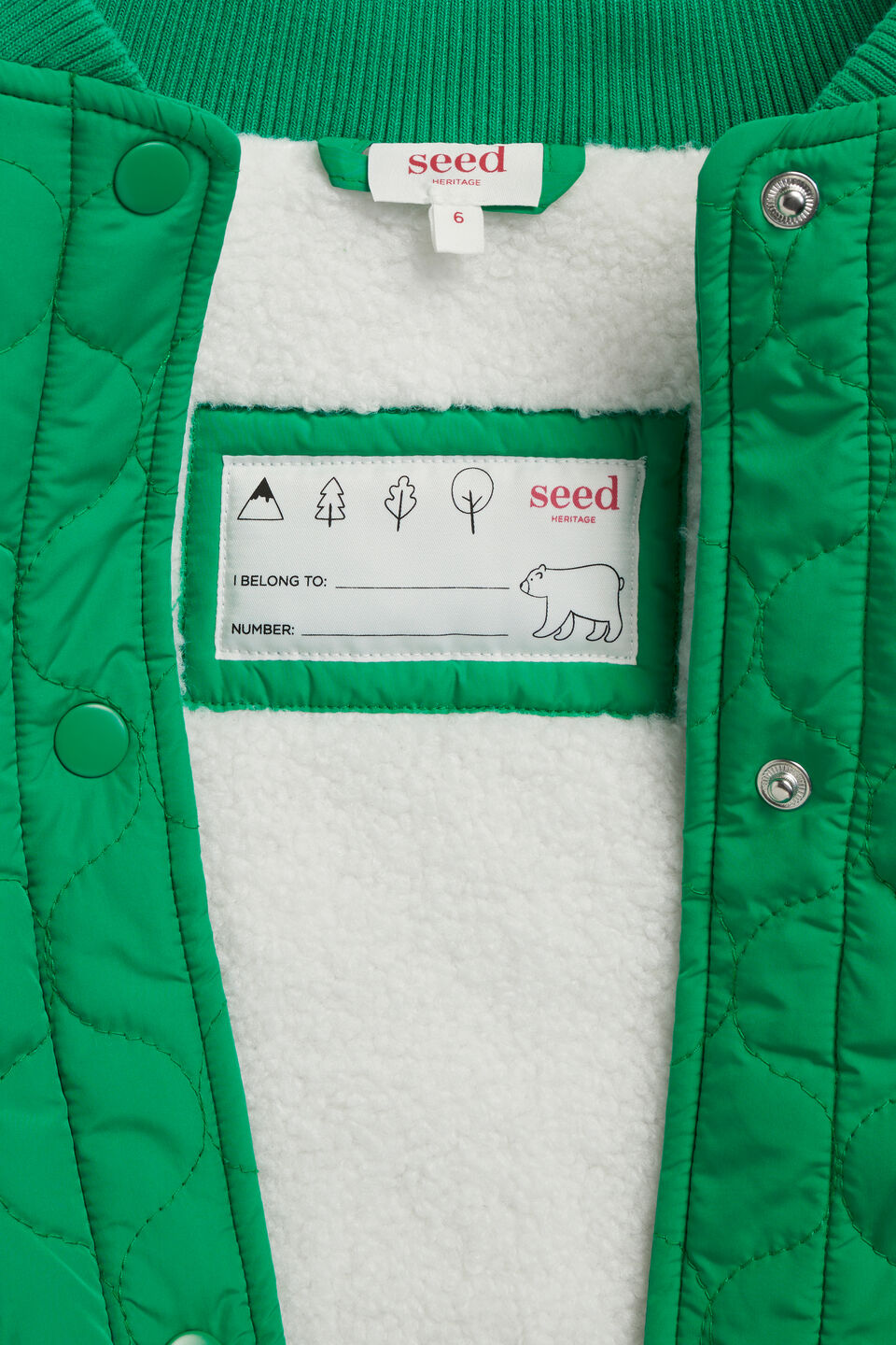 Quilted Bomber  Jade