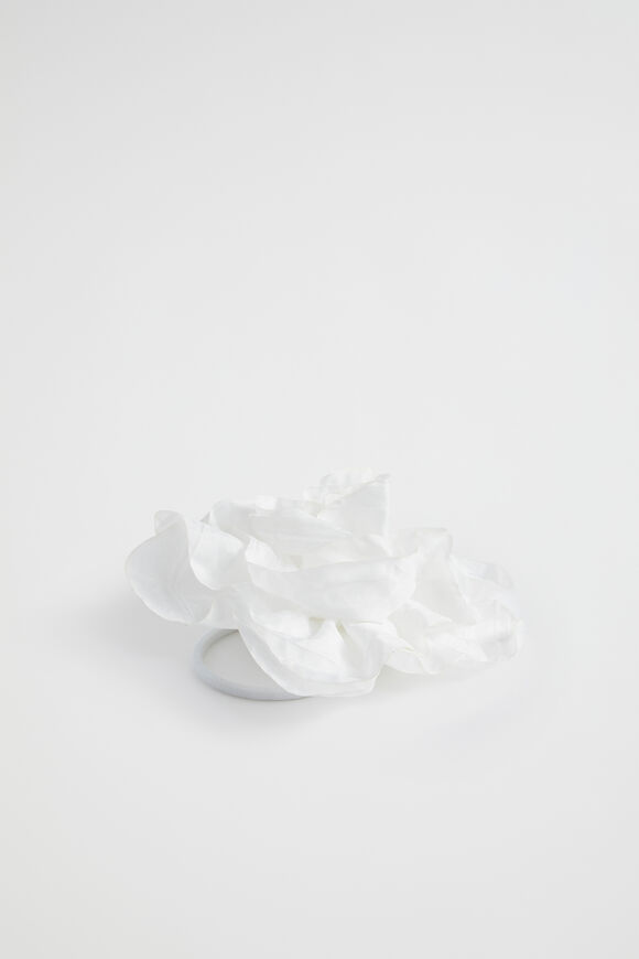 Flower Corsage Elastic  White  hi-res