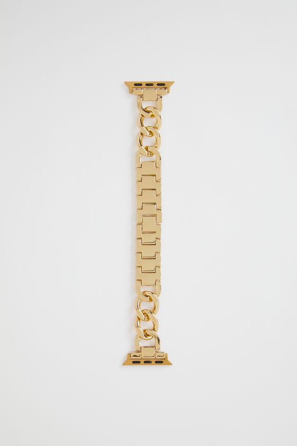 Chain Smart Watch Band  Gold  hi-res