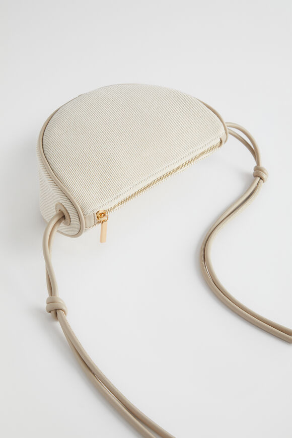 Half Moon Crossbody Bag  Oyster Natural  hi-res