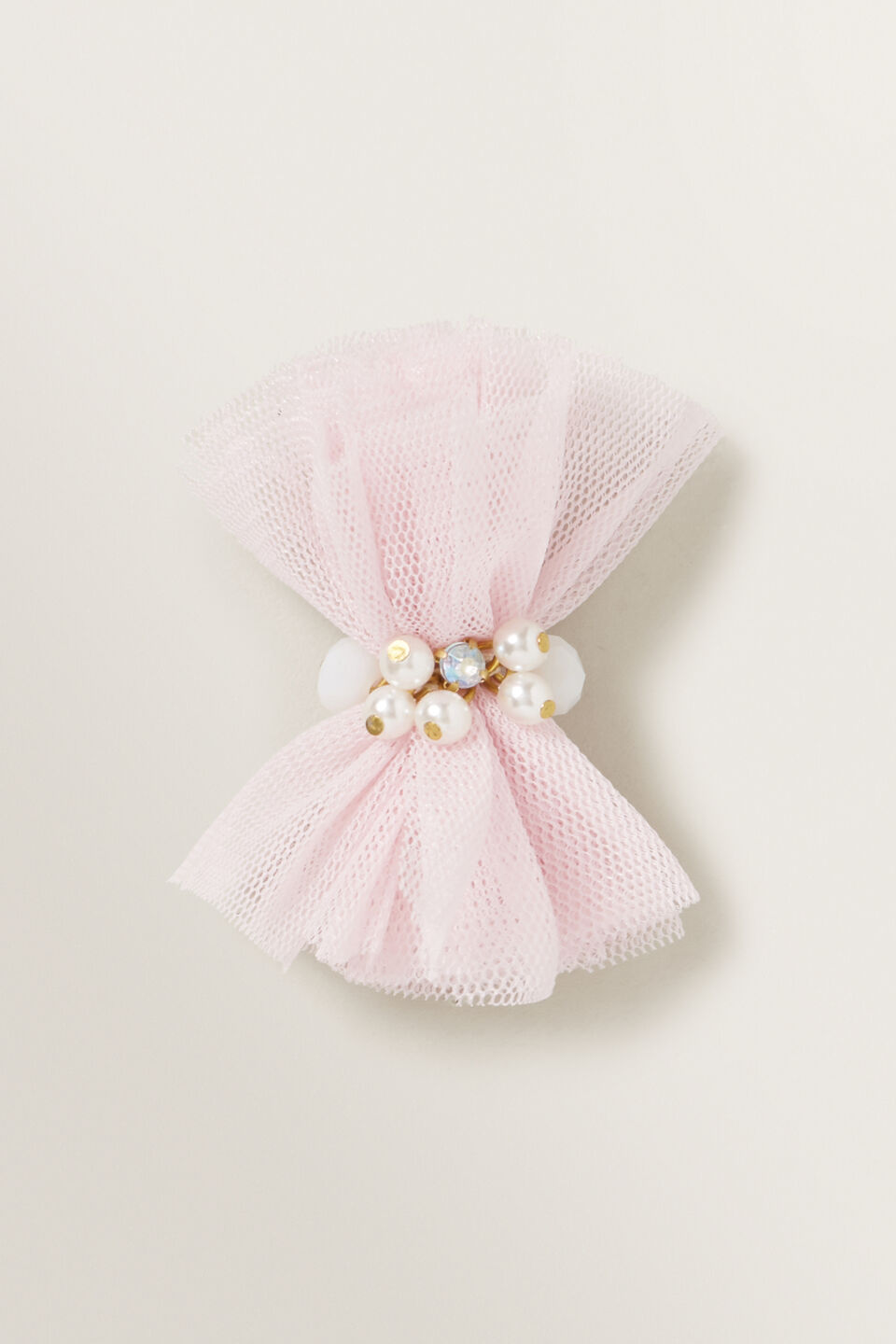 Tulle Pearl Duck Clip  