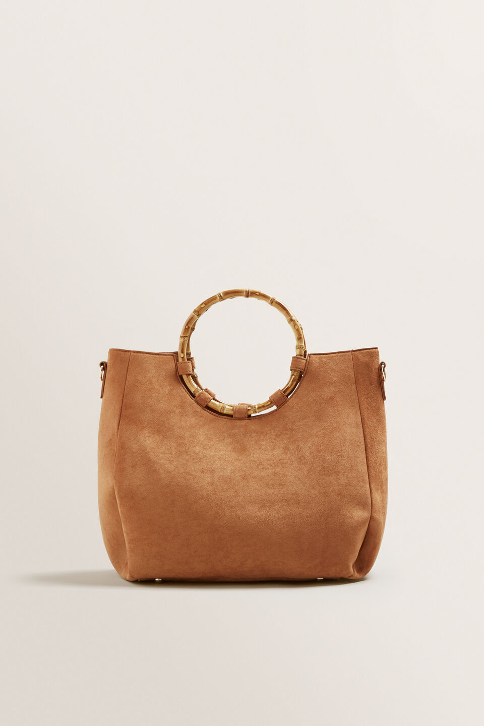 Bamboo Handle Tote  