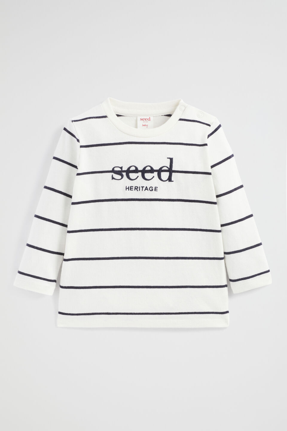 Core Logo Rugby Tee  Canvas Stripe